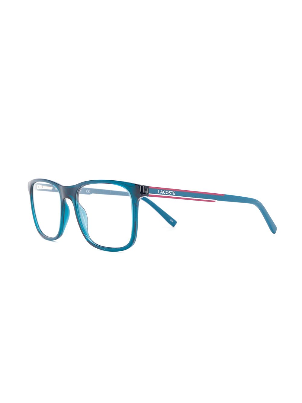 Men Glasses & Frames Maison-Kitsune Lacoste square-frame Glasses Blue