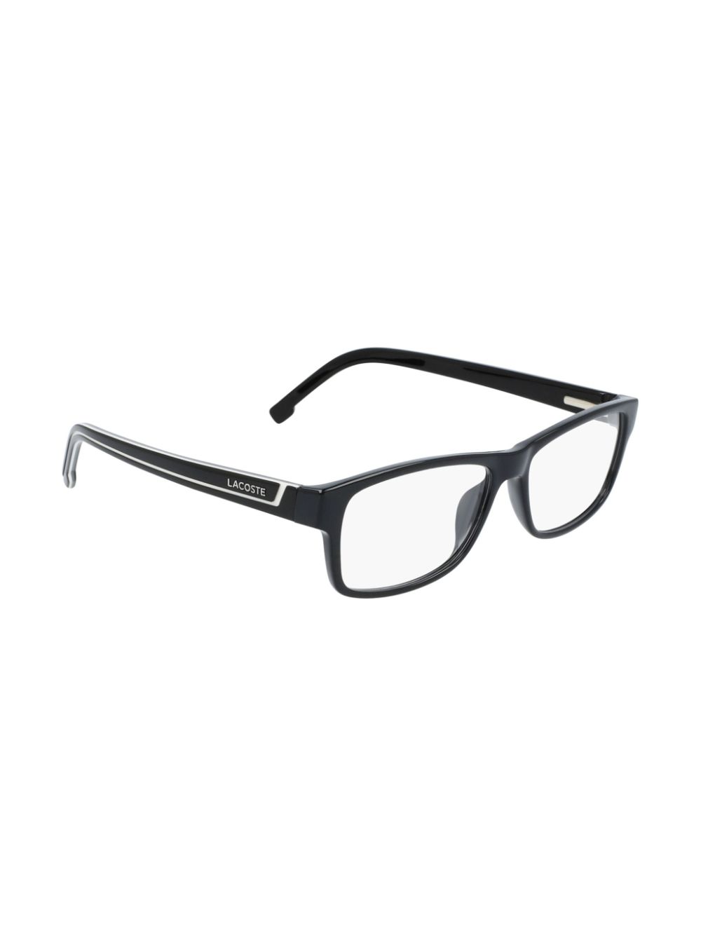 Men Glasses & Frames Maison-Kitsune Lacoste rectangle-frame Glasses Black