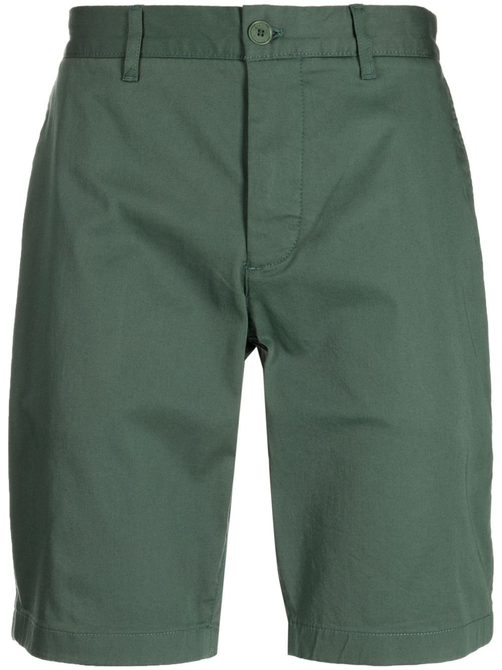 Maison-Kitsune Bermuda Shorts Men Lacoste slim-fit Bermuda Shorts Green