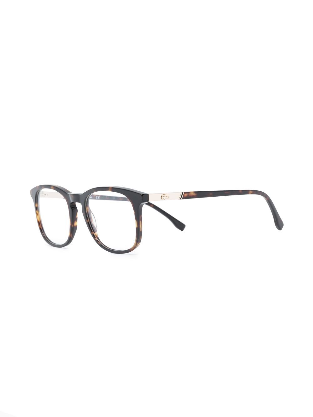 Men Glasses & Frames Maison-Kitsune Lacoste square-frame Tortoiseshell Glasses Brown