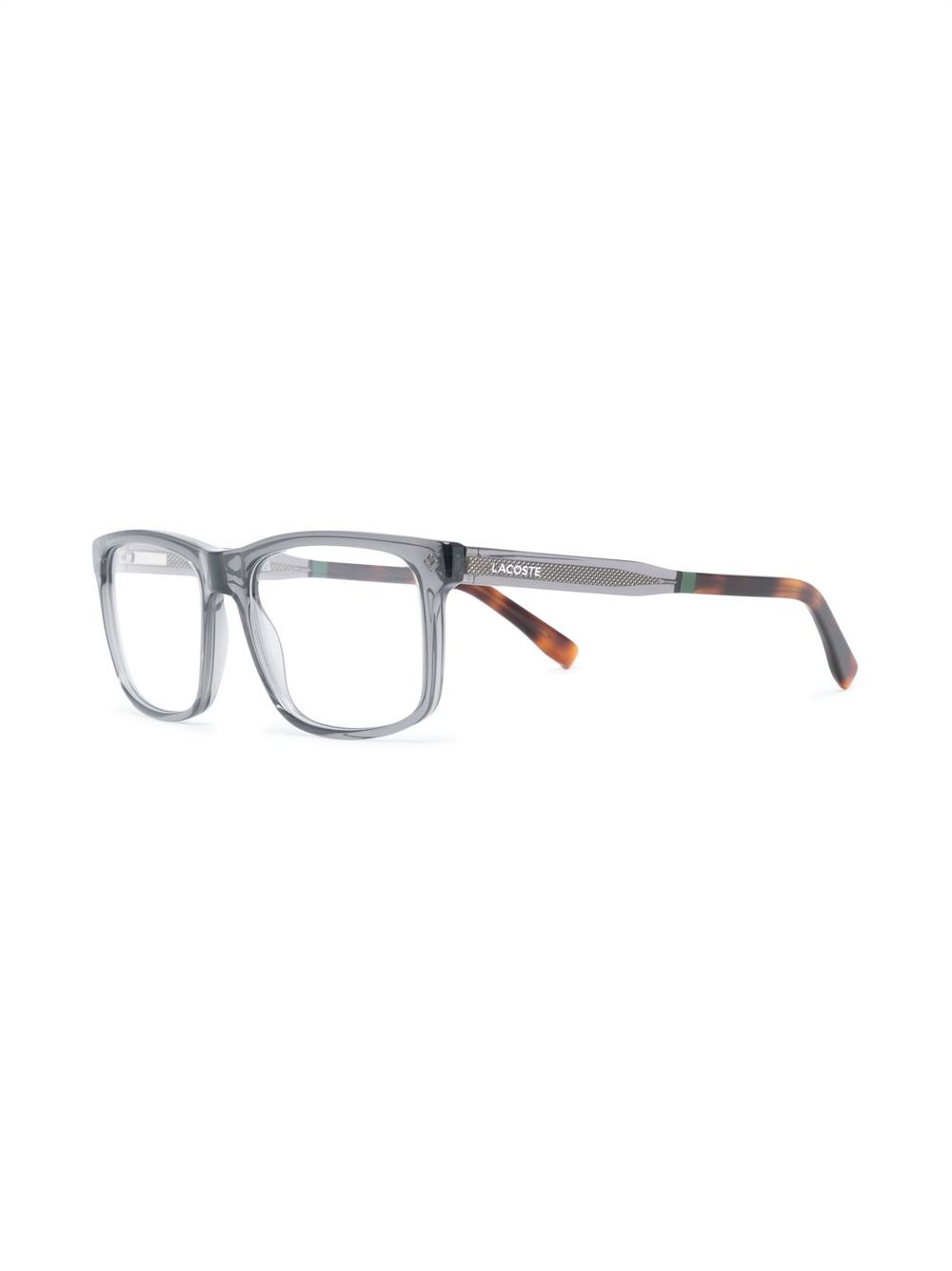 Lacoste rectangle-frame two-tone Glasses Grey Men Glasses & Frames Maison-Kitsune