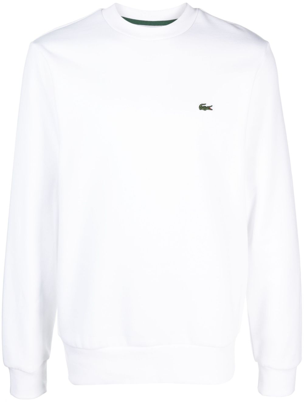 Lacoste logo-embroidered Sweatshirt White Men Sweatshirts Maison-Kitsune