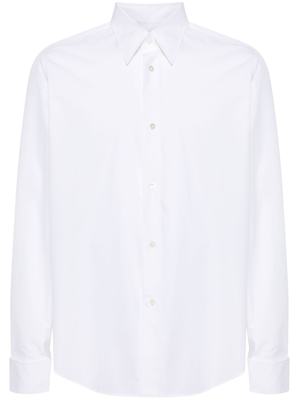 Maison-Kitsune Lanvin Cotton Shirt White Men Shirts