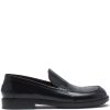 Maison-Kitsune Loafers Men Lanvin Spinto glossy-leather Loafers Black