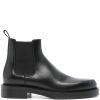 Men Boots Maison-Kitsune Lanvin Banjo Ankle Boots Black