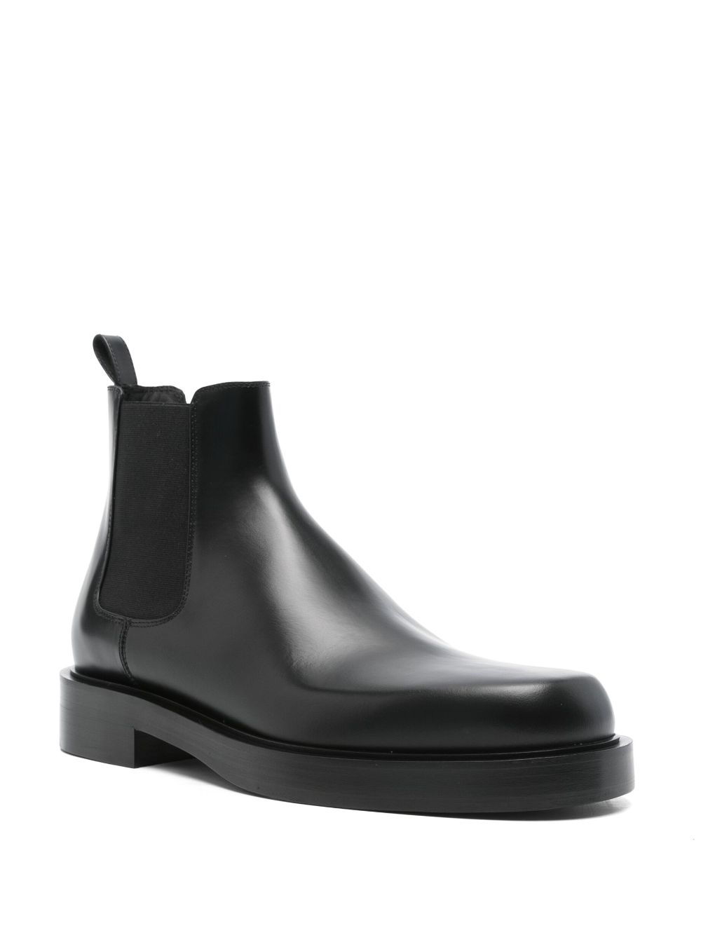 Men Boots Maison-Kitsune Lanvin Banjo Ankle Boots Black