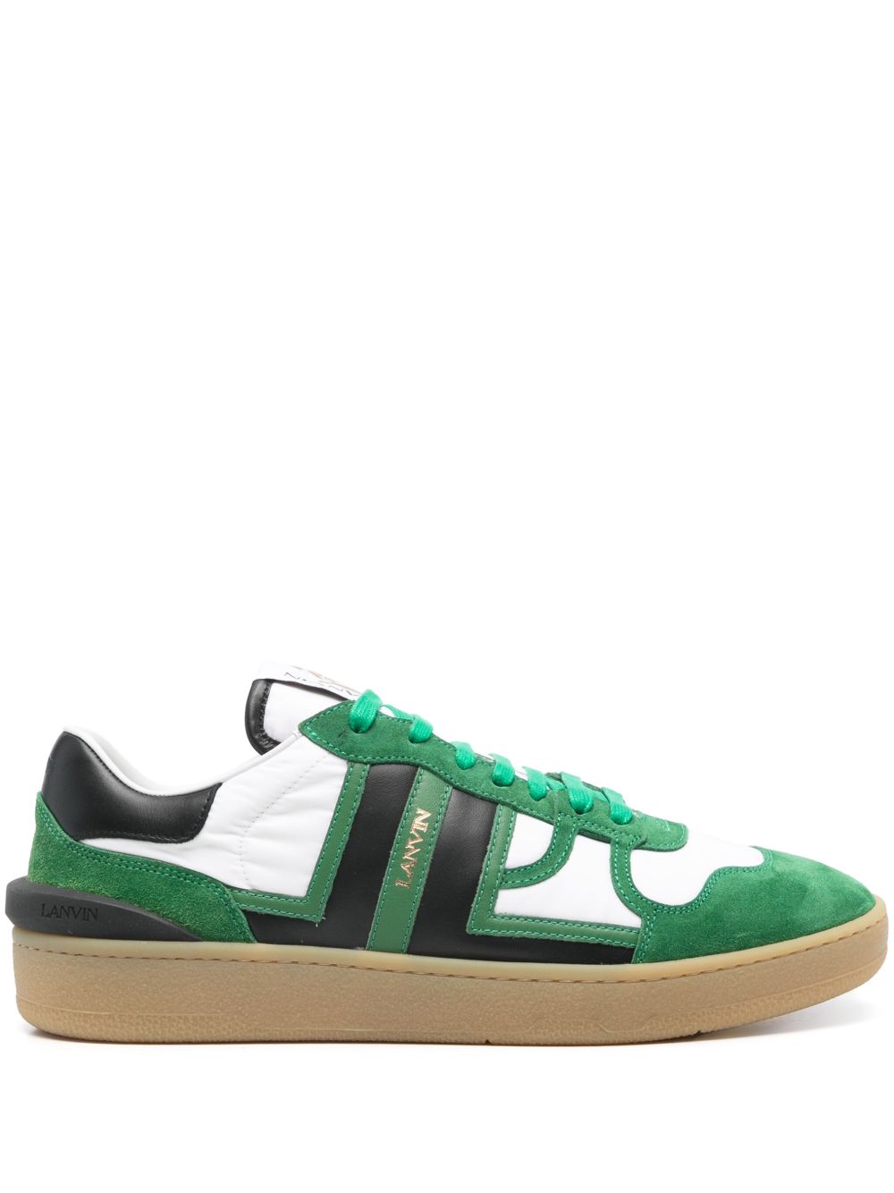 Lanvin Clay Sneakers Green Men Low-Tops Maison-Kitsune