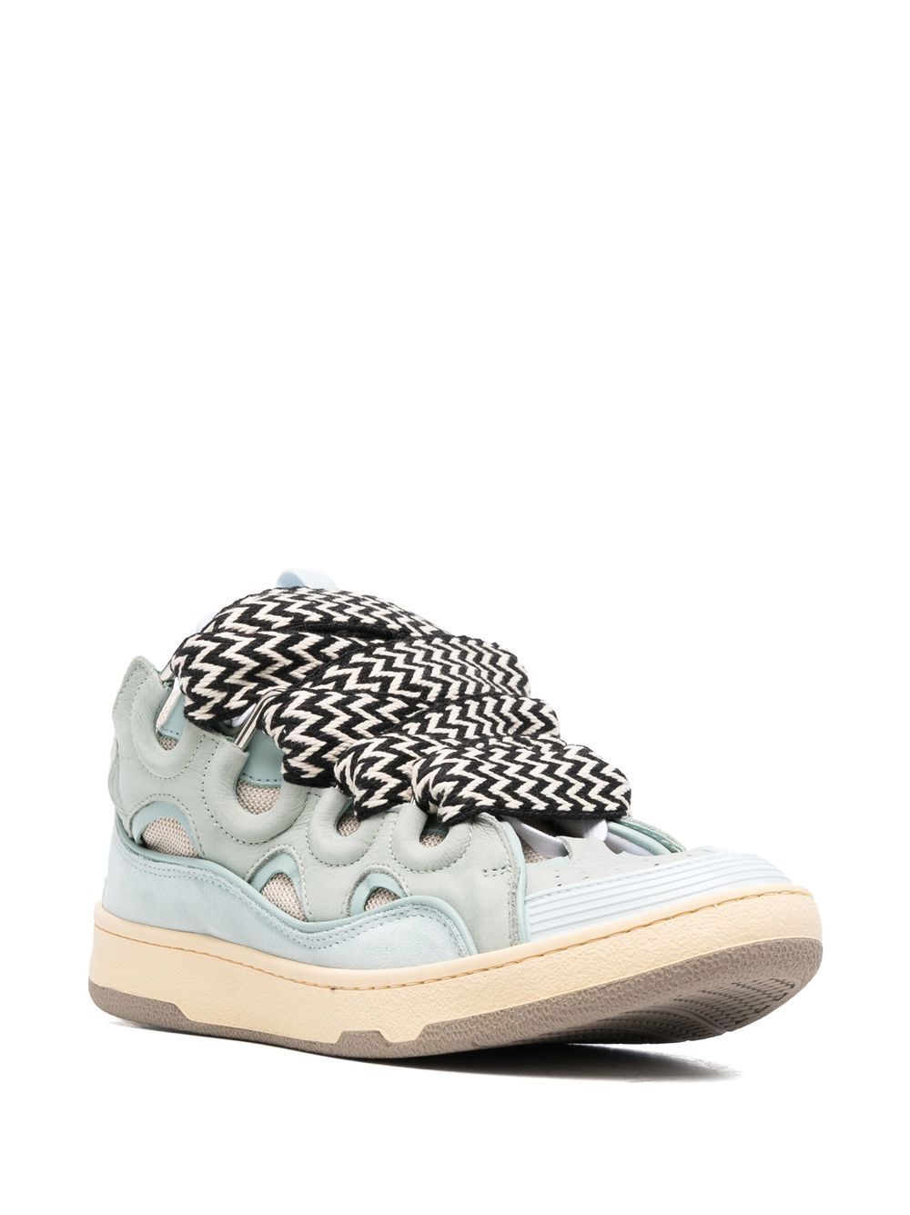 Maison-Kitsune Low-Tops Men Lanvin Curb lace-up Chunky Sneakers Blue