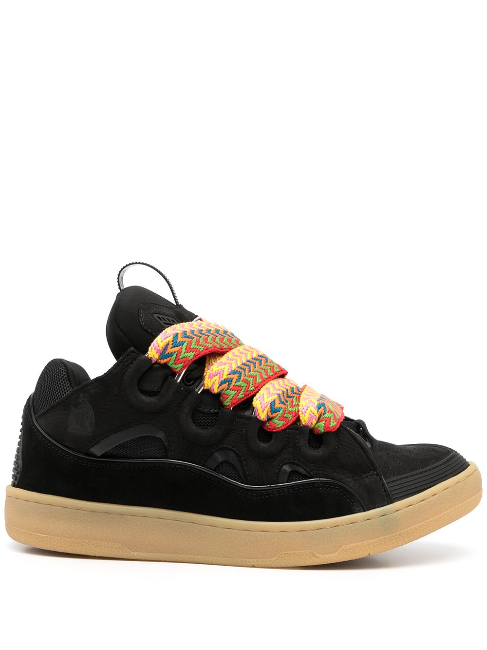 Maison-Kitsune Lanvin Chunky lace-up Sneakers Black Men Low-Tops