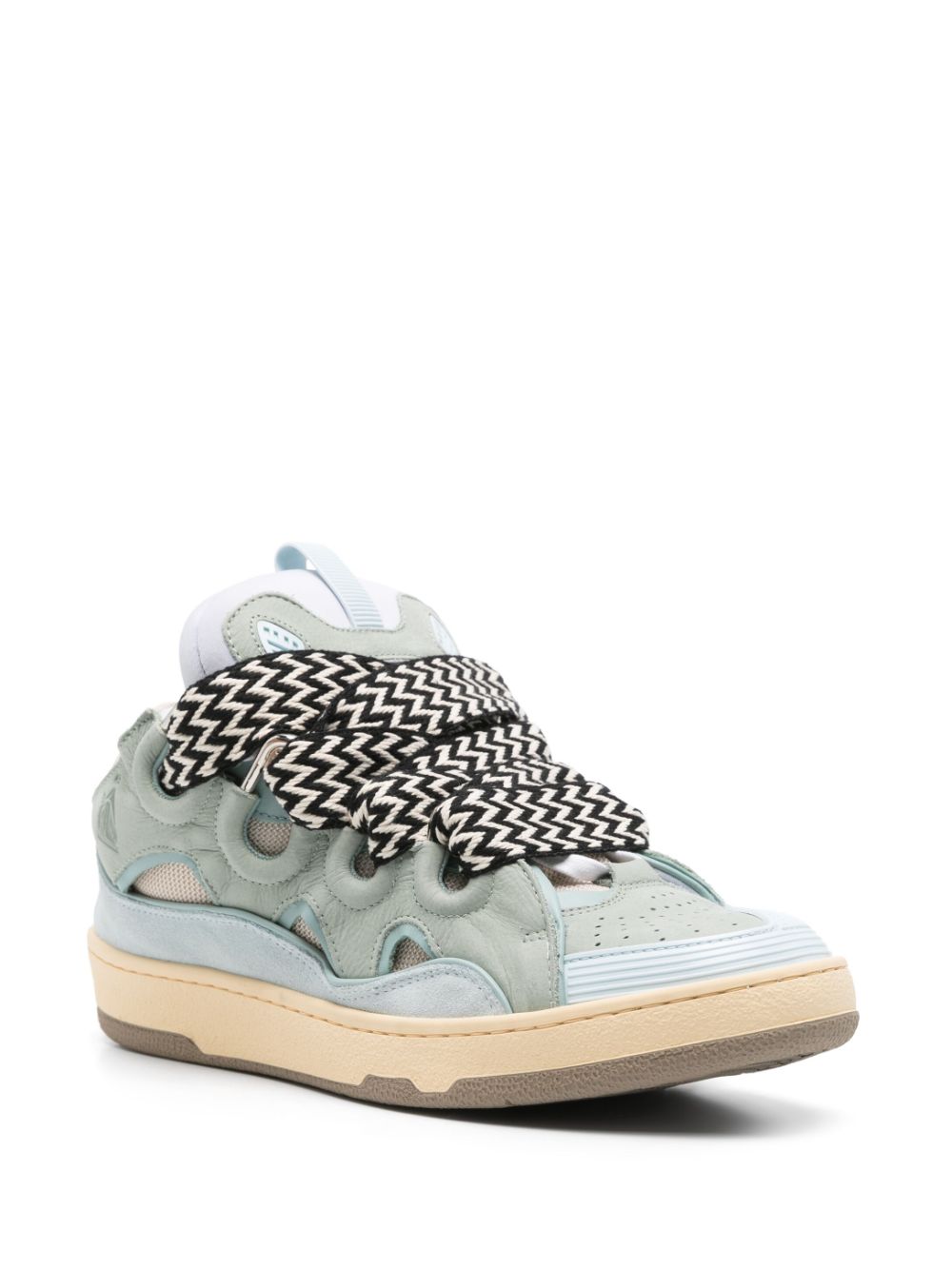 Maison-Kitsune Lanvin Curb Sneakers Blue Men Low-Tops