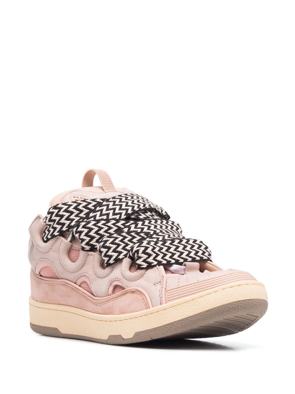 Lanvin Chunky lace-up Sneakers Pink Men Low-Tops Maison-Kitsune