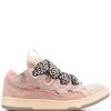 Lanvin Chunky lace-up Sneakers Pink Men Low-Tops Maison-Kitsune