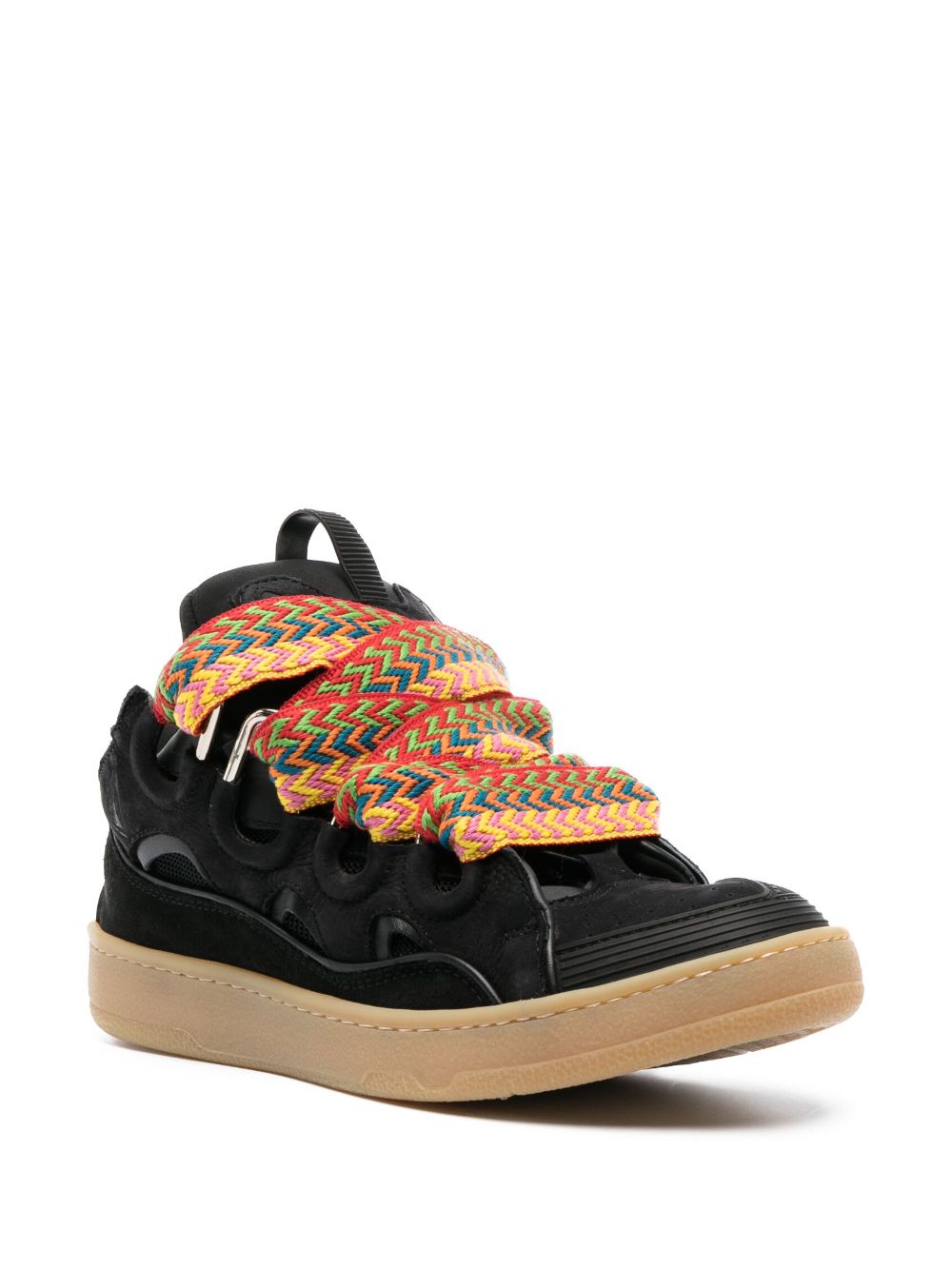 Maison-Kitsune Lanvin Curb low-top Sneakers Black Men Low-Tops