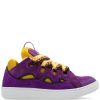 Men Low-Tops Maison-Kitsune Lanvin Curb low-top Sneakers Purple
