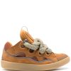 Lanvin Curb Sneakers Brown Maison-Kitsune Men Low-Tops