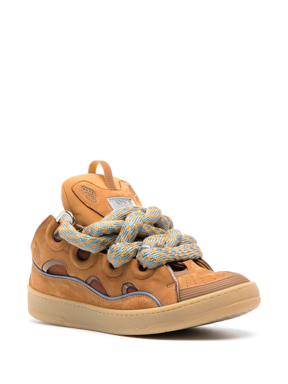 Lanvin Curb Sneakers Brown Maison-Kitsune Men Low-Tops