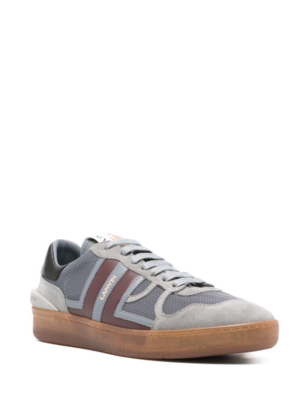 Lanvin Clay Sneakers Grey Men Low-Tops Maison-Kitsune