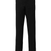 Maison-Kitsune Tailored Pants Men Lanvin pressed-crease Wool Tailored Trousers Grey