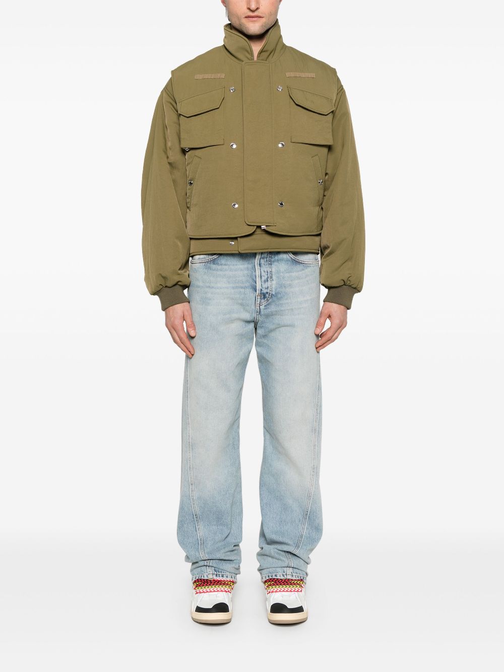 Lanvin seam-detail Jeans Blue Men Regular & Straight-Leg Jeans Maison-Kitsune