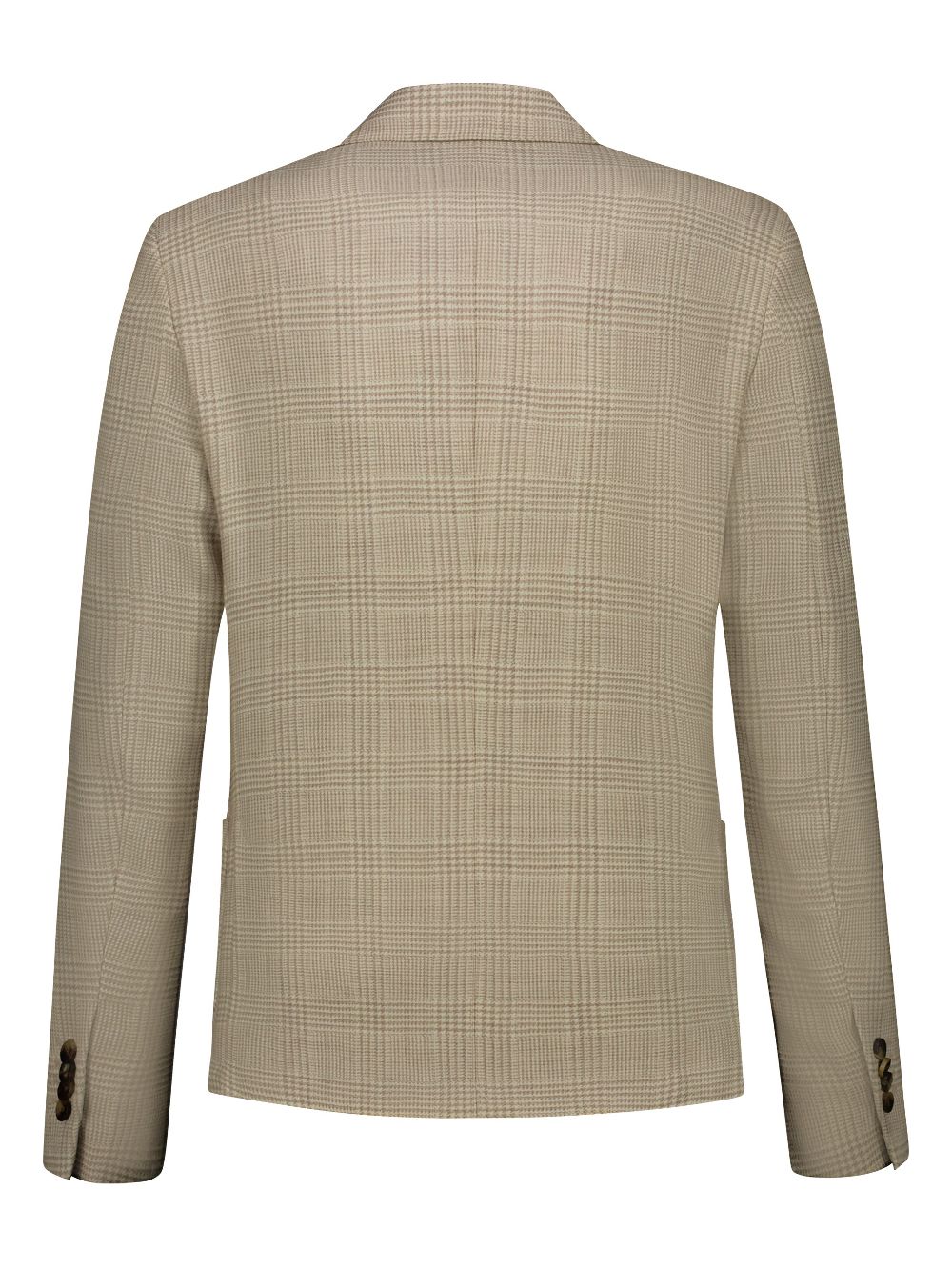 Maison-Kitsune Lardini single-breasted Checked Blazer Neutrals Men Blazers