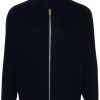 Maison-Kitsune Lardini virgin-wool Jacket Blue Men Bomber Jackets