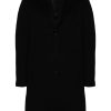 Lardini single-breasted Wool Coat Black Maison-Kitsune Men Single Breasted Coats