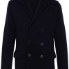 Lardini Knitted Blazer Blue Men Blazers Maison-Kitsune
