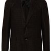 Men Blazers Maison-Kitsune Lardini brooch-detail Blazer Brown