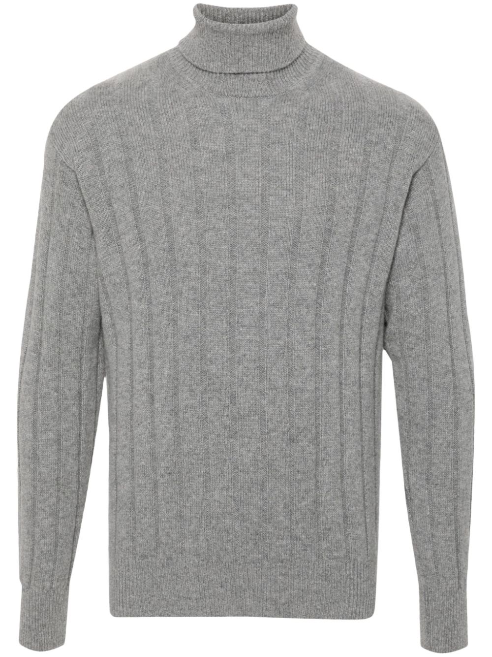 Men Knitted Sweaters Maison-Kitsune Lardini ribbed-knit Sweater Grey