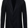 Maison-Kitsune Lardini Wool Blazer Blue Men Blazers
