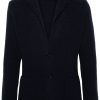 Maison-Kitsune Lardini single-breasted Cashmere Blazer Blue Men Blazers