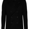 Men Blazers Maison-Kitsune Lardini Virgin Wool Blazer Black