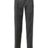 Maison-Kitsune Lardini Tailored Tapered Trousers Grey Men Tailored Pants