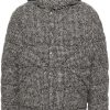Maison-Kitsune Down Jackets Men Lardini Checked Padded Jacket Black