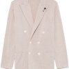 Lardini Virgin Wool Blazer Neutrals Maison-Kitsune Men Blazers