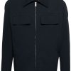 Lardini Zipped Lightweight Jacket Blue Maison-Kitsune Men Lightweight Jackets