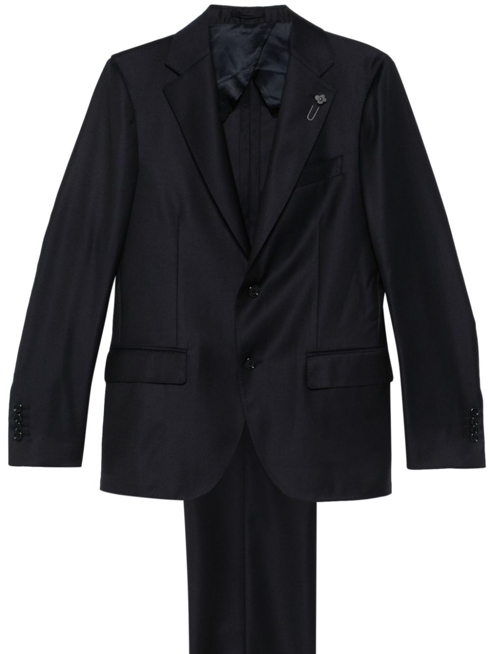 Lardini virgin-wool Suit Blue Maison-Kitsune Men Single Breasted Suits