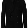 Lardini brooch-detail Blazer Black Men Blazers Maison-Kitsune