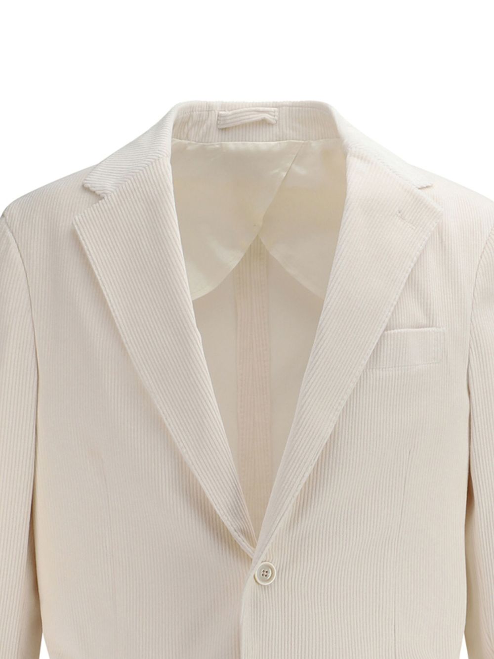 Lardini Corduroy single-breasted Suit Neutrals Men Single Breasted Suits Maison-Kitsune