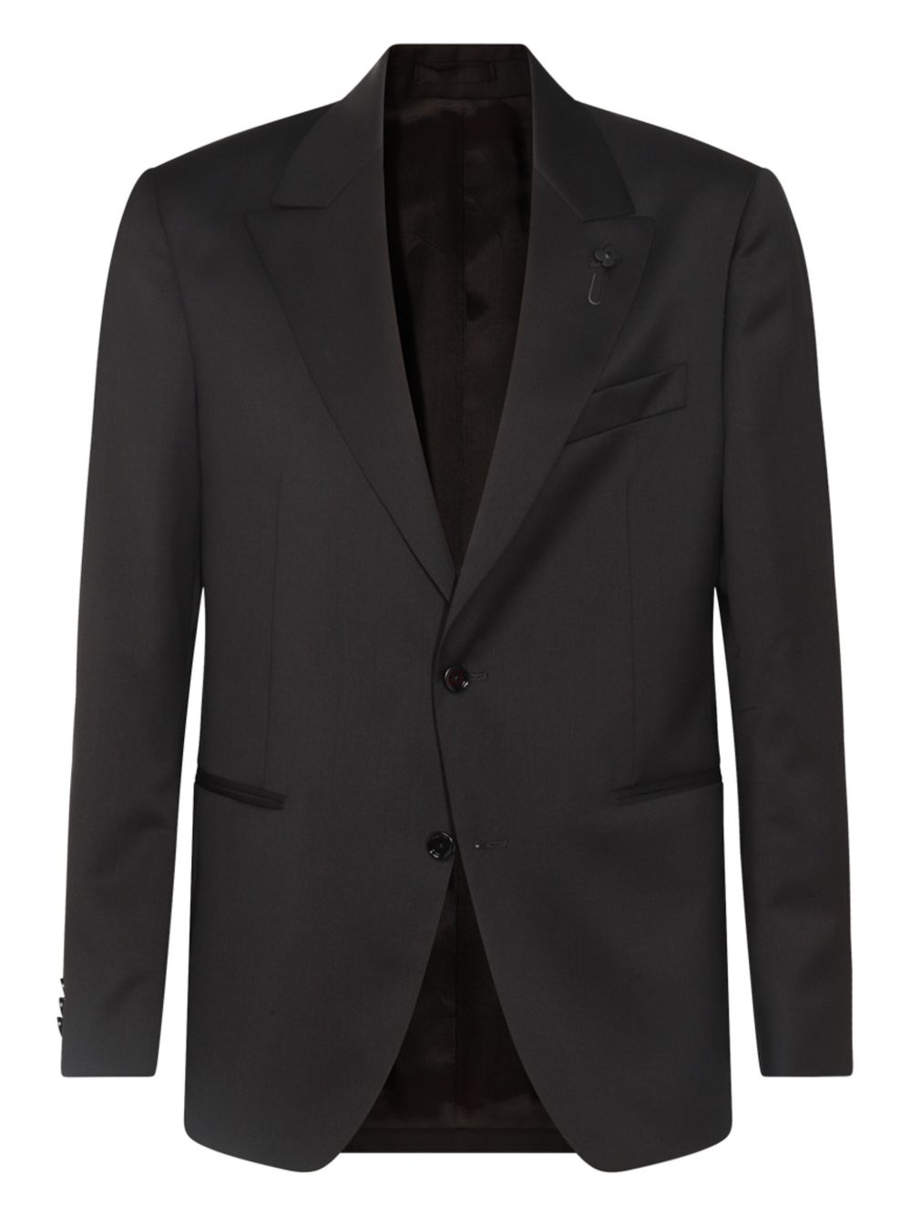 Lardini Notched Lapels two-piece Suit Black Men Single Breasted Suits Maison-Kitsune