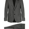 Lardini Special Line wool-blend Suit Black Maison-Kitsune Men Single Breasted Suits