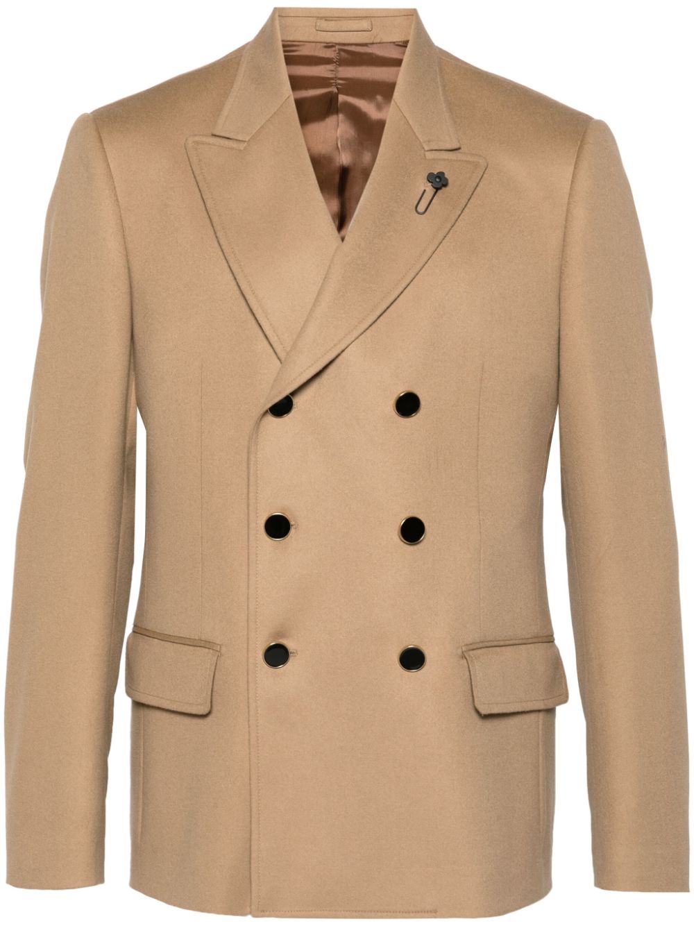 Lardini virgin-wool Blazer Brown Men Blazers Maison-Kitsune