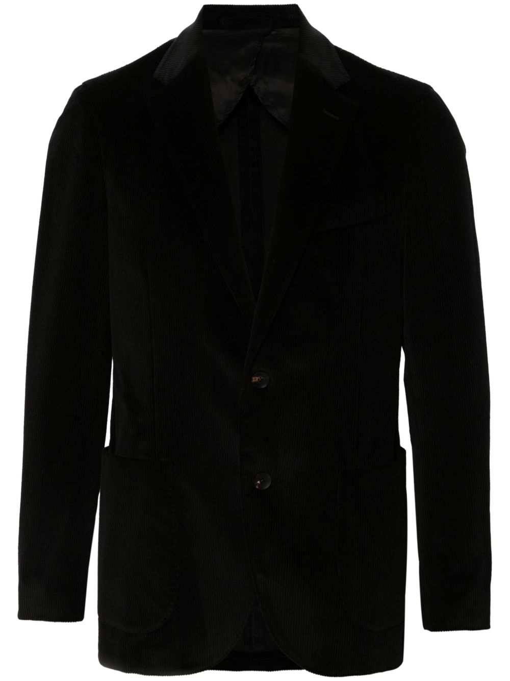 Maison-Kitsune Lardini Corduroy Blazer Black Men Blazers