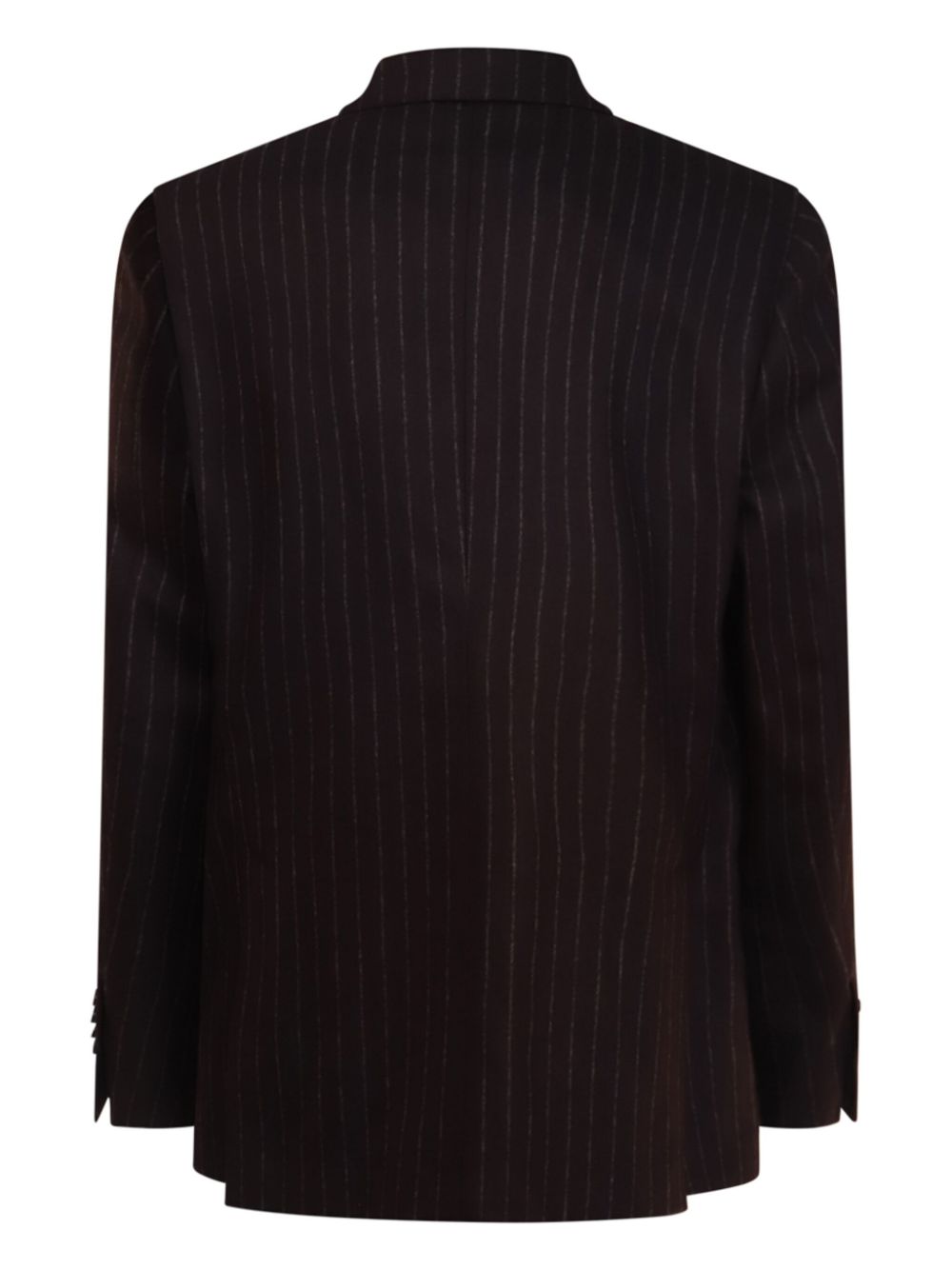 Maison-Kitsune Lardini Pinstripe two-piece Suit Grey Men Double Breasted Suits