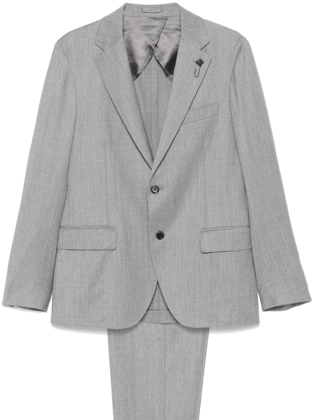 Lardini Special Suit Grey Men Single Breasted Suits Maison-Kitsune