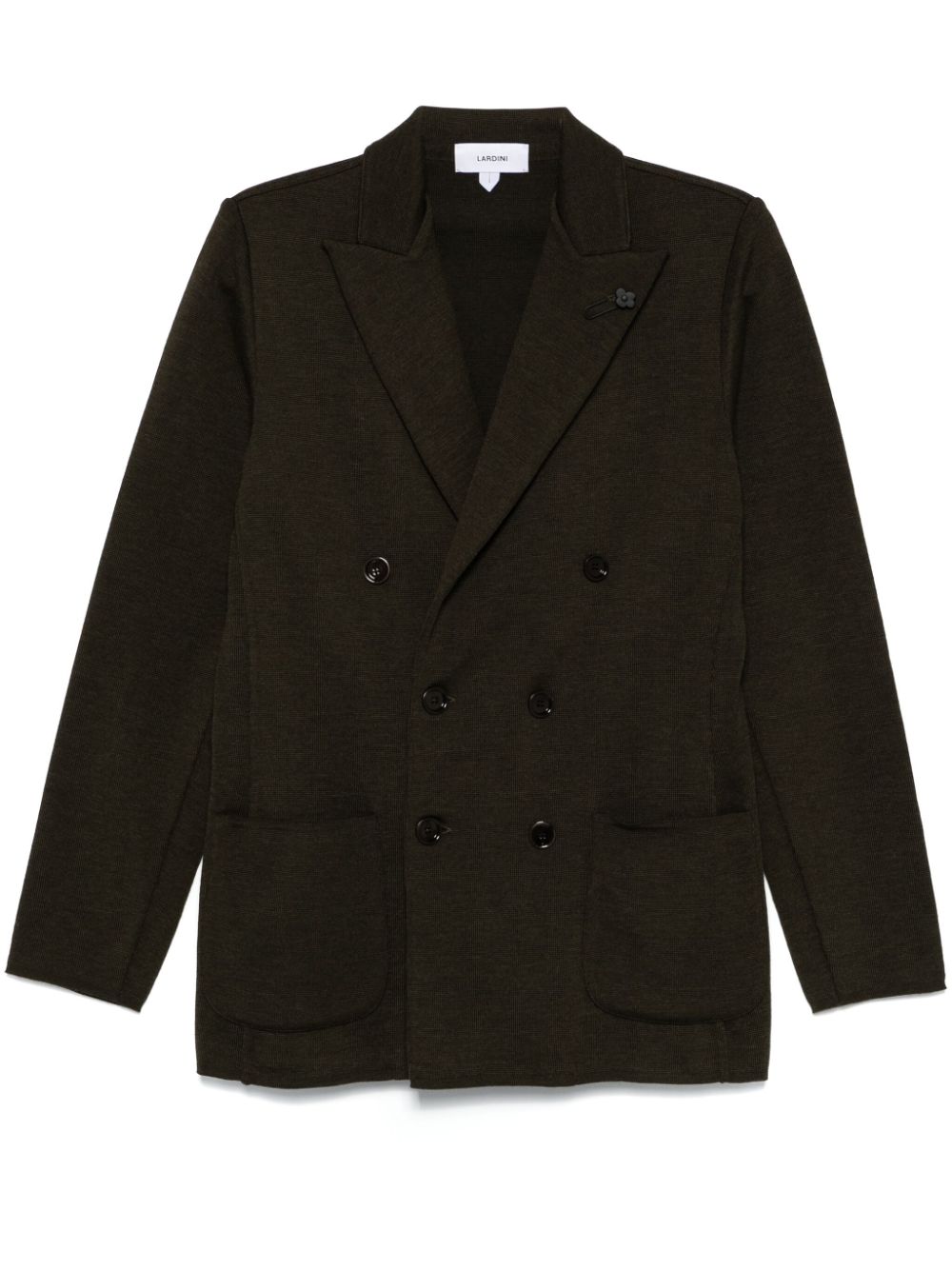Lardini Knitted Blazer Green Maison-Kitsune Men Cardigans