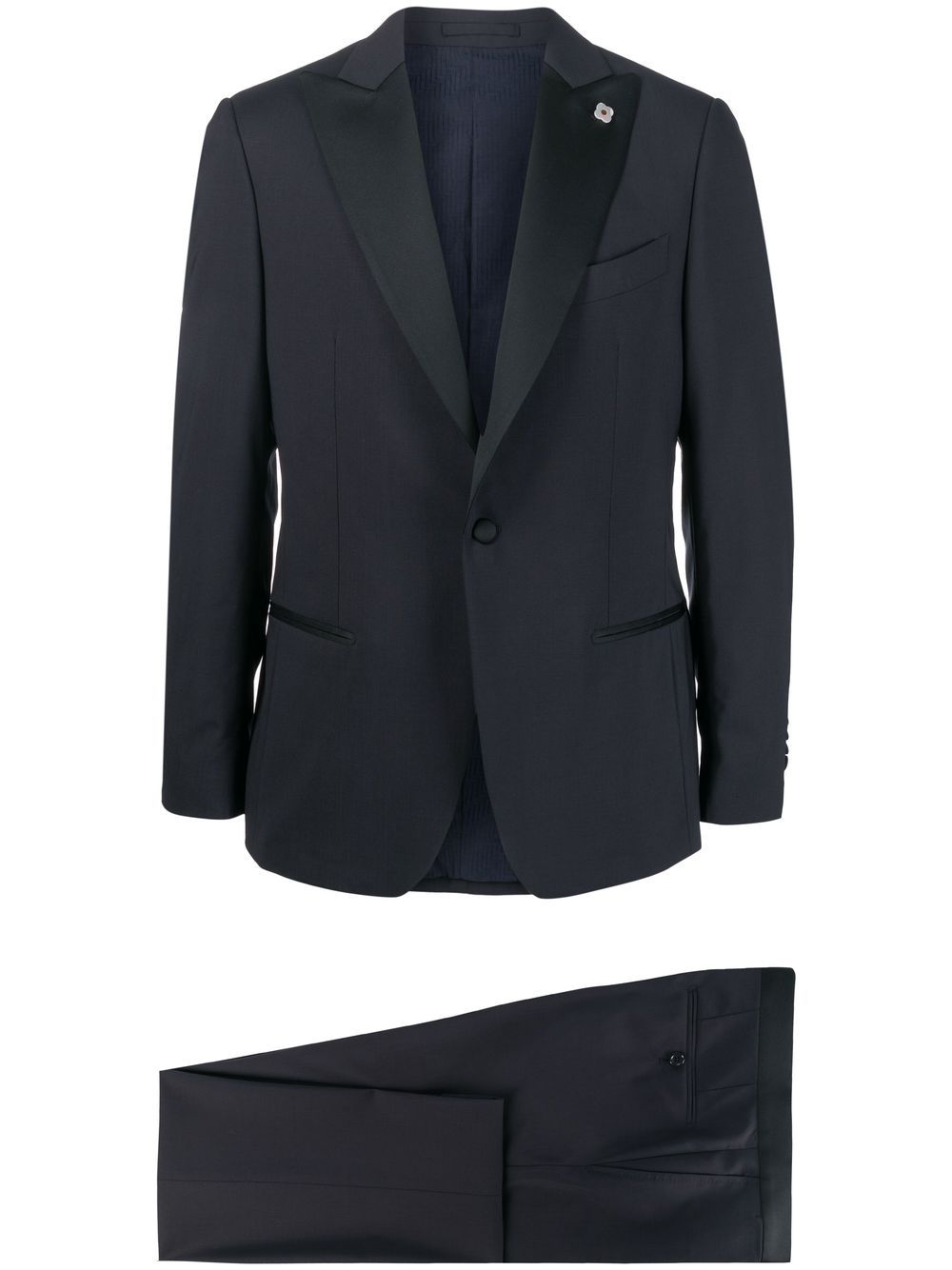 Lardini single-breasted Tailored Suit Blue Men Single Breasted Suits Maison-Kitsune