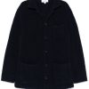 Lardini Bouclé Shirt Jacket Blue Men Shirt Jackets Maison-Kitsune