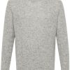 Lardini long-sleeve crew-neck Sweater Grey Maison-Kitsune Men Knitted Sweaters