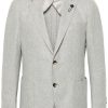 Lardini single-breasted Blazer Grey Maison-Kitsune Men Blazers